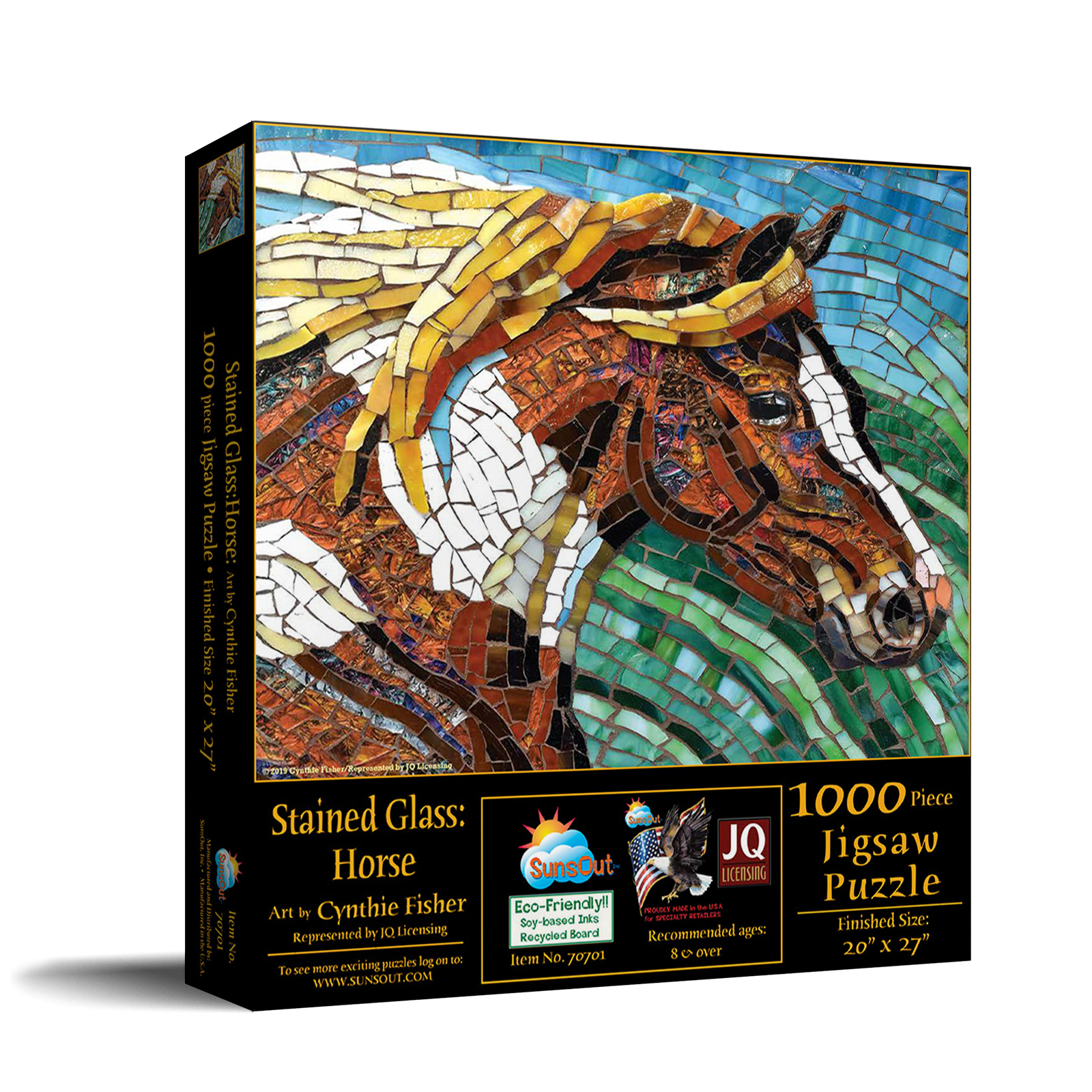Stained Glass Horse