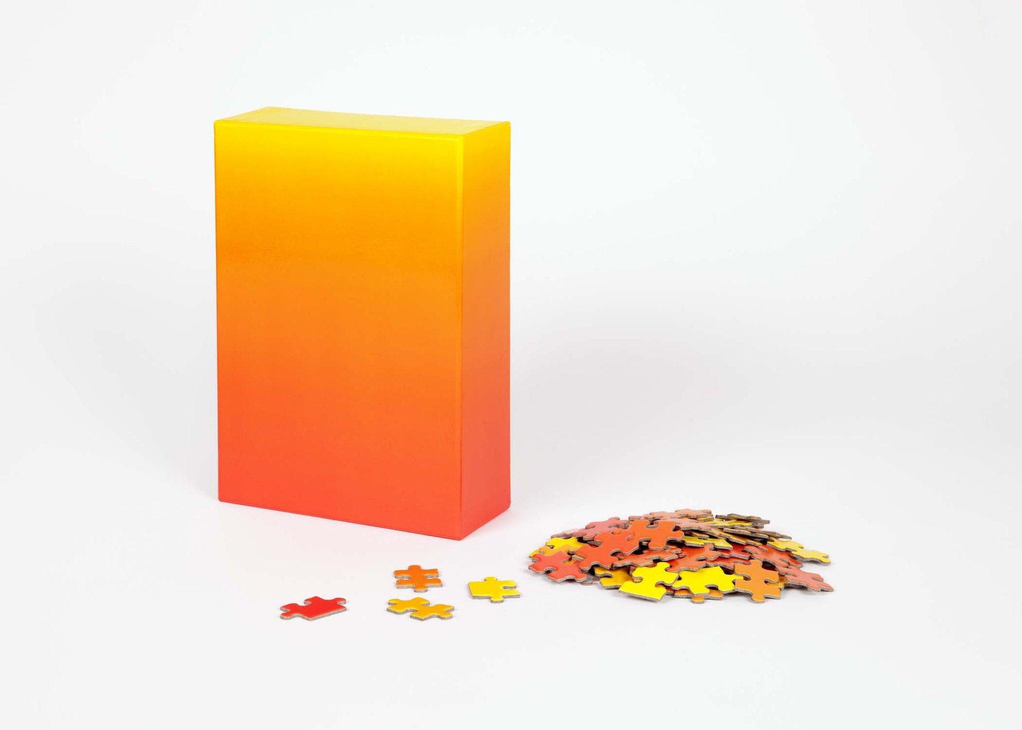 Gradient Puzzle (red/yellow)