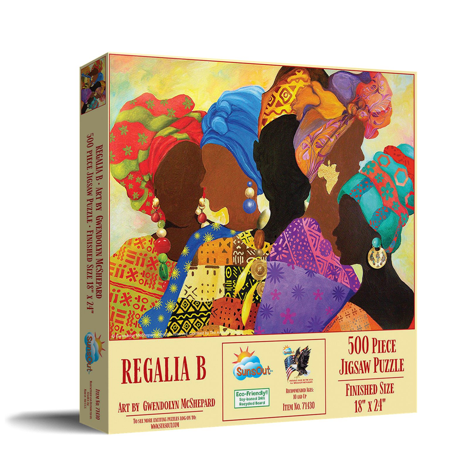 Regalia B, 500 Pieces, SunsOut | Puzzle Warehouse