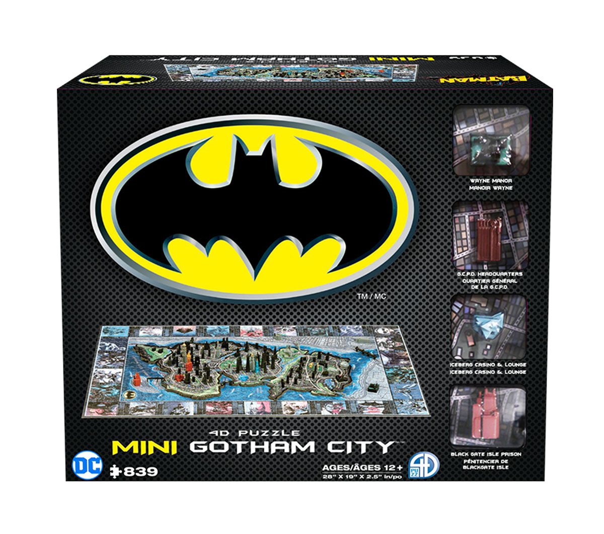 4D Mini Batman Gotham City Mini Puzzle