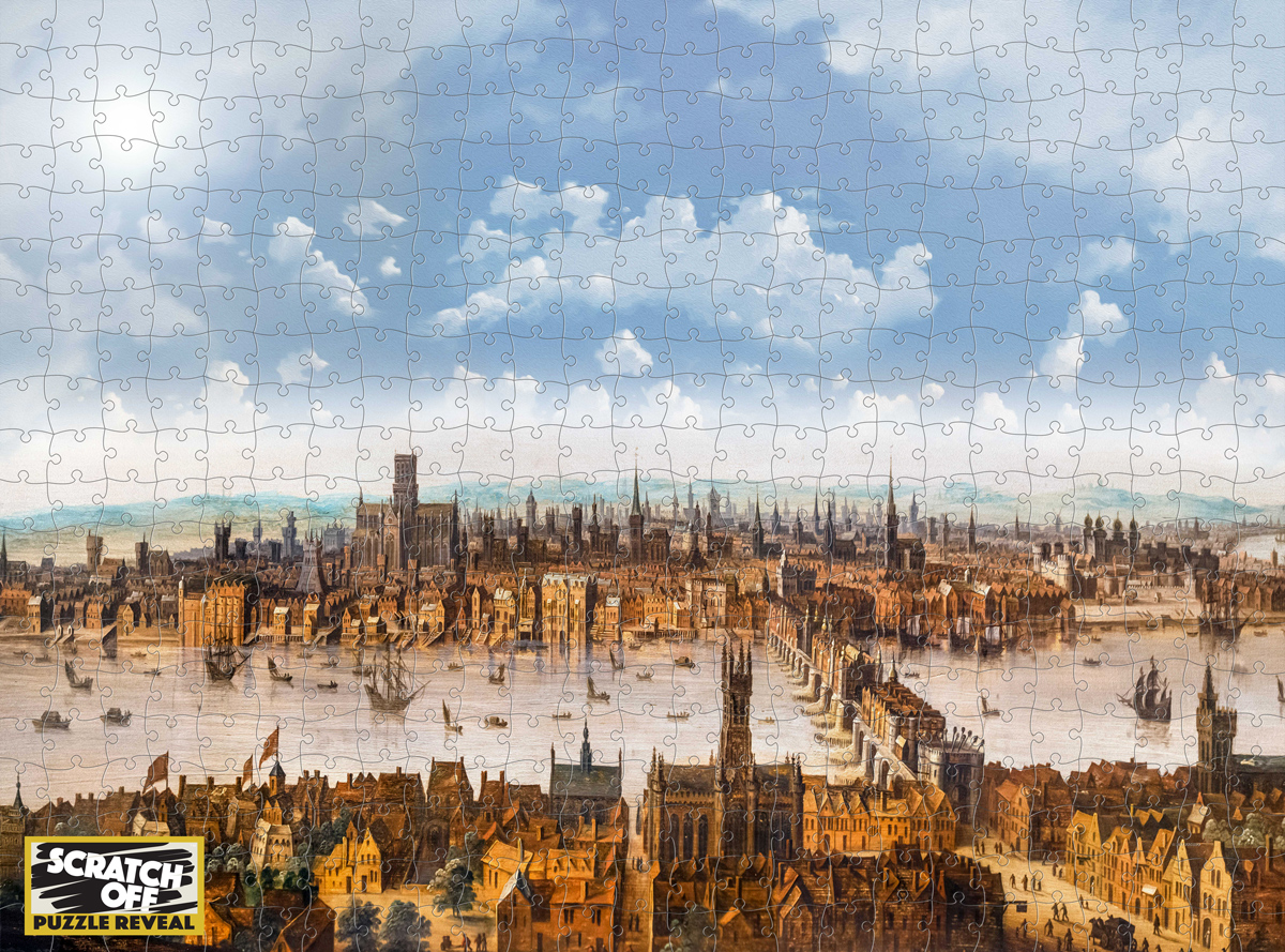 Scratch OFF History Puzzle: London