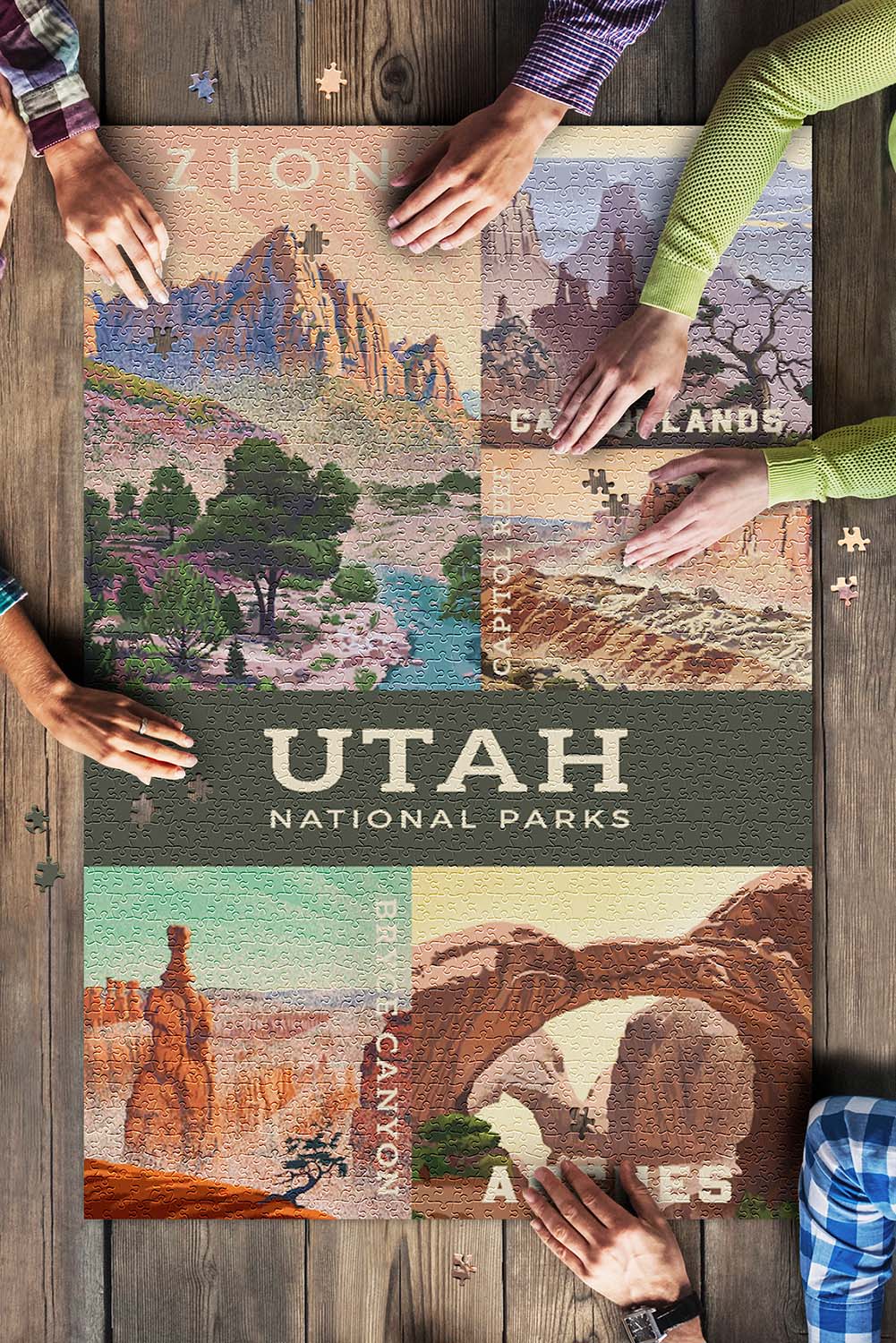 Utah's National Parks Collage