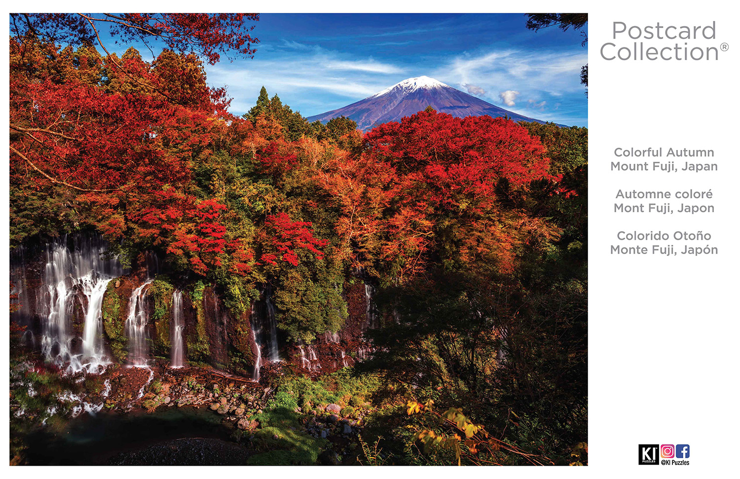 Colorful Autumn Mount Fuji, Japan