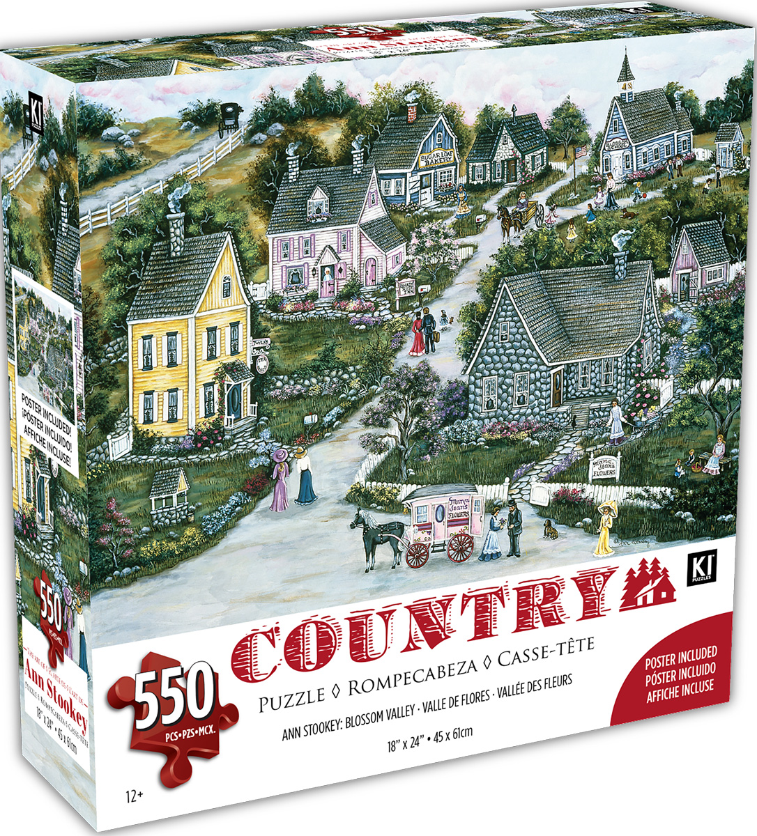 Blossom Valley, 550 Pieces, Karmin International | Puzzle Warehouse