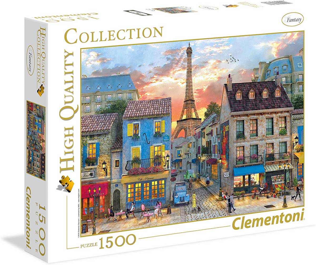 Streets of Paris, 1500 Pieces, Clementoni | Puzzle Warehouse