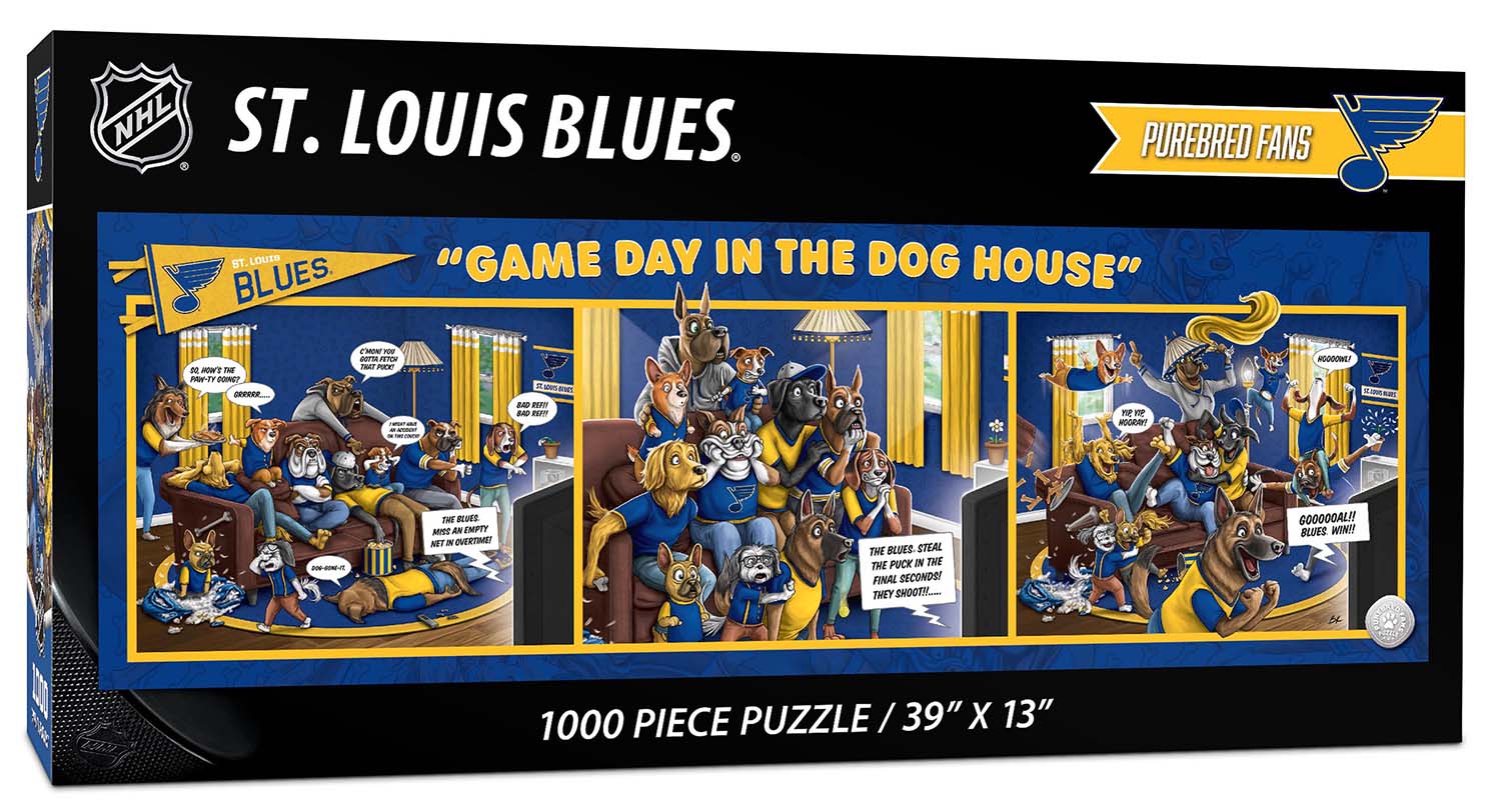 St. Louis Blues Game Day in the Dog House