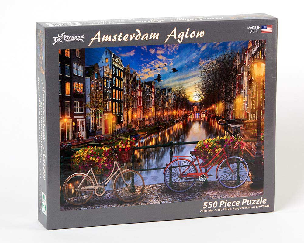 Amsterdam Aglow Jigsaw Puzzle - Scratch and Dent
