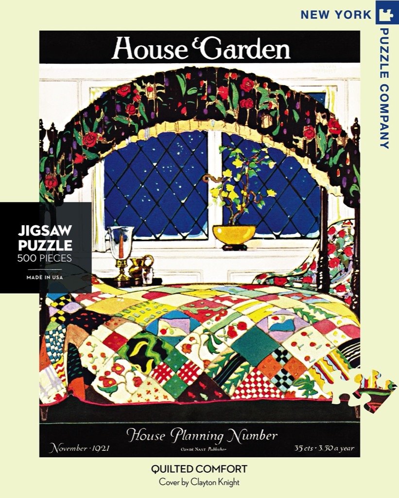 Quilted Comfort 500 Piece Jigsaw Puzzle by SunsOut 