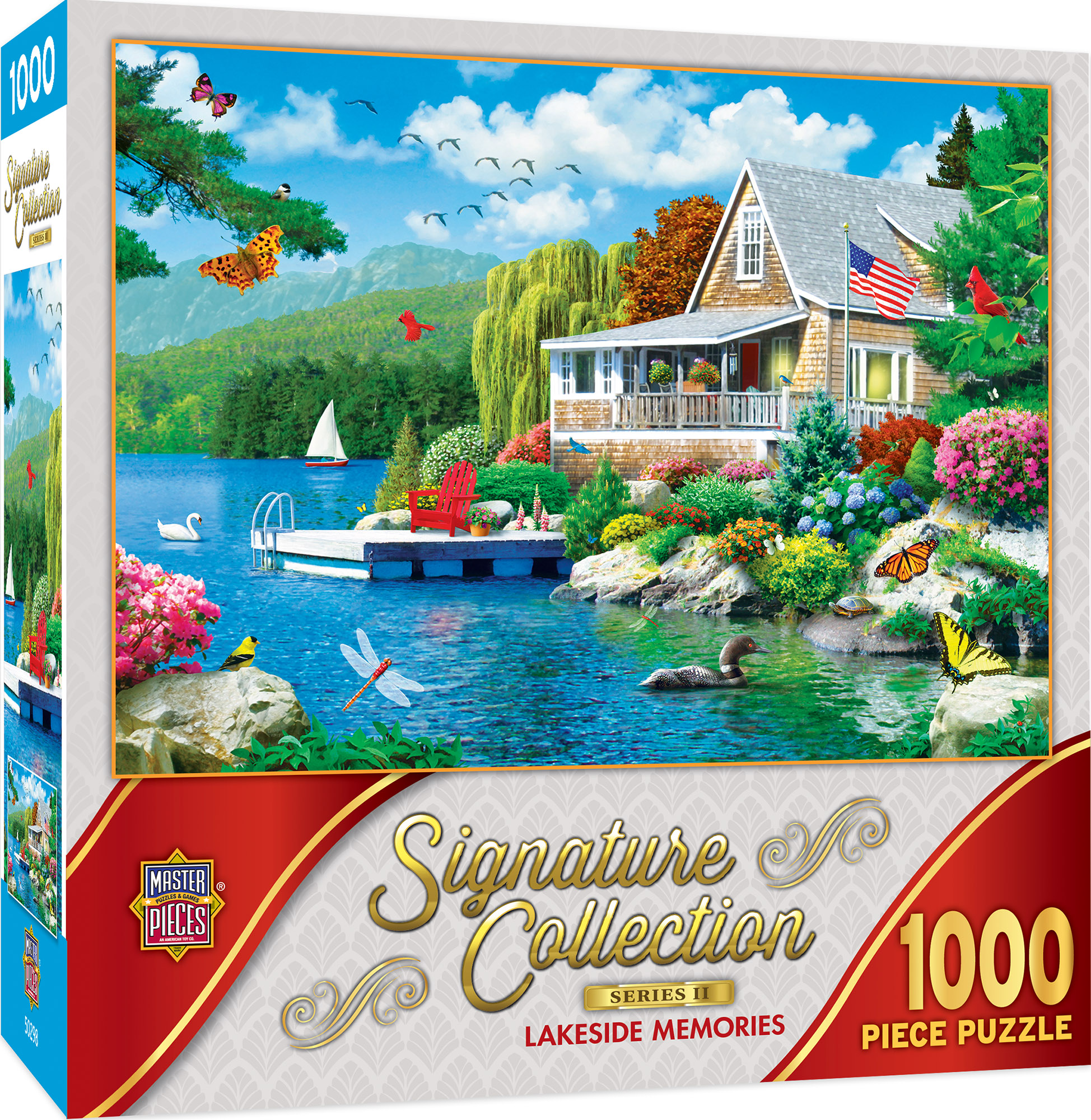 Lakeside Memories 1000 Pieces Masterpieces Puzzle Warehouse