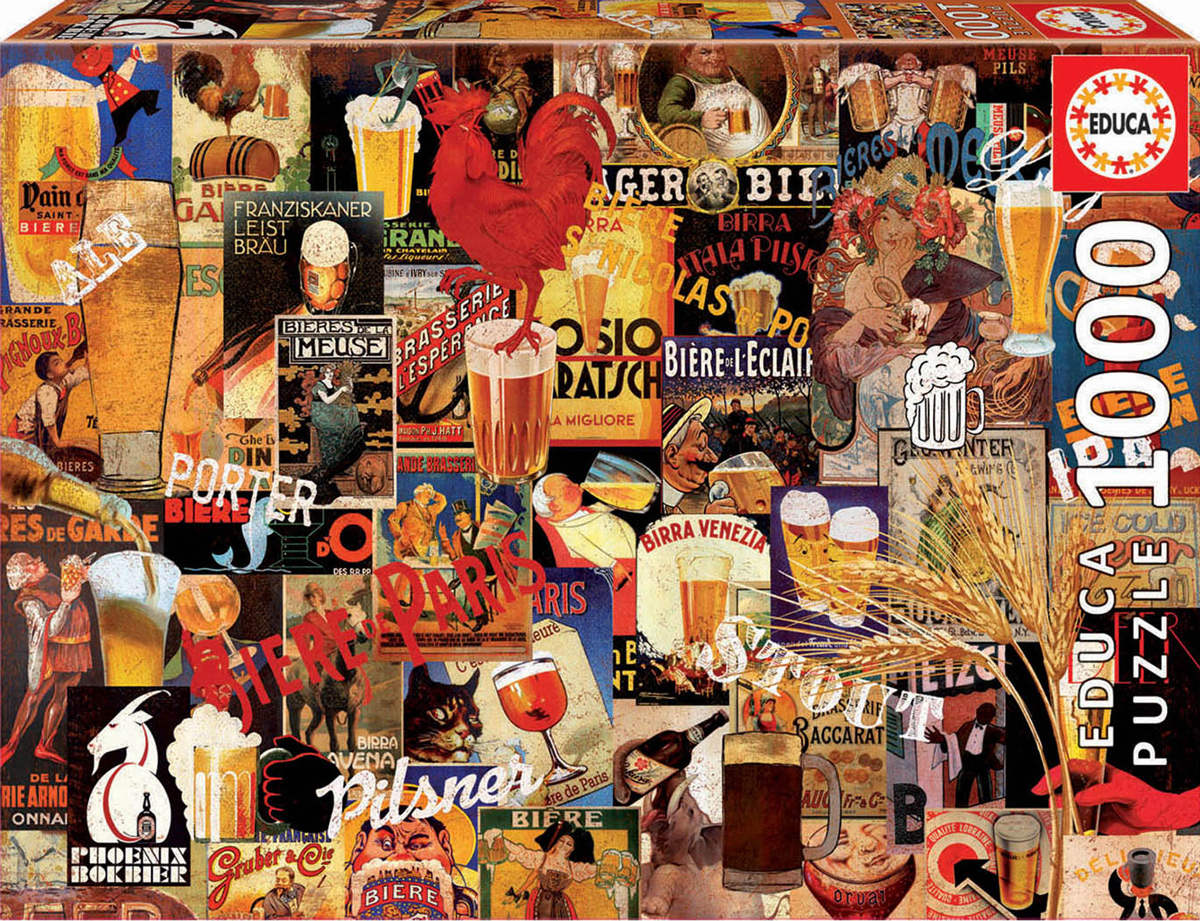 Vintage Beer Collage