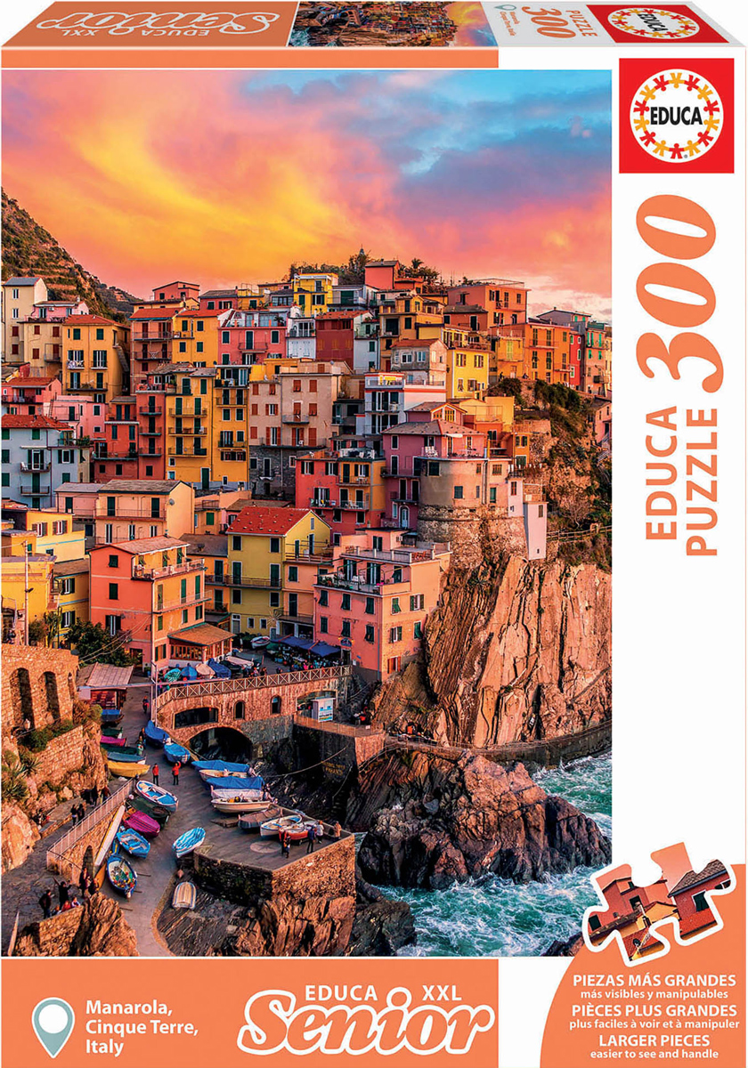 1000 Piece Eurographics Cinque Terre Manarola Italy Puzzle for sale online 