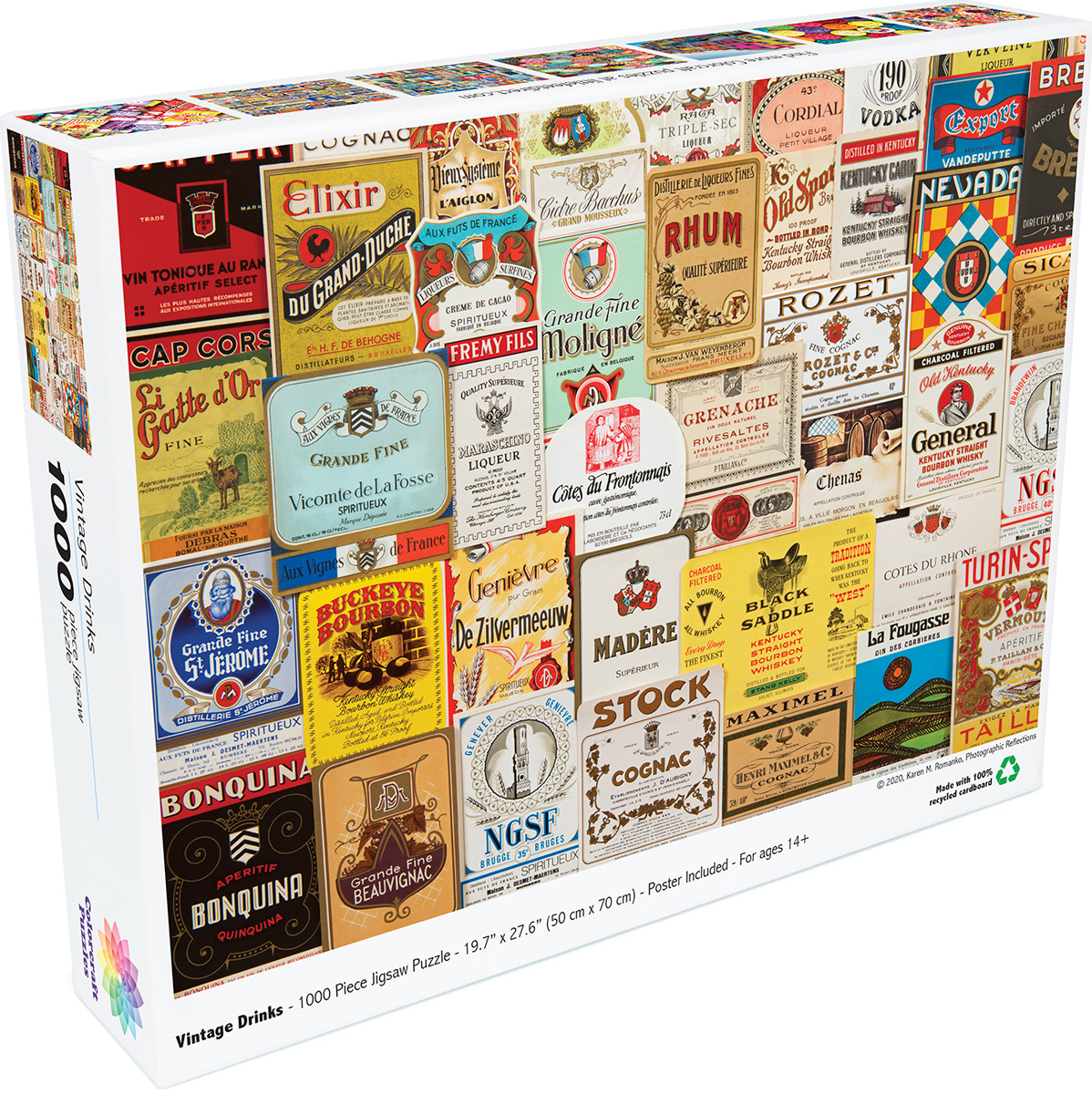 Vintage Drinks, 1000 Pieces, Colorcraft | Puzzle Warehouse