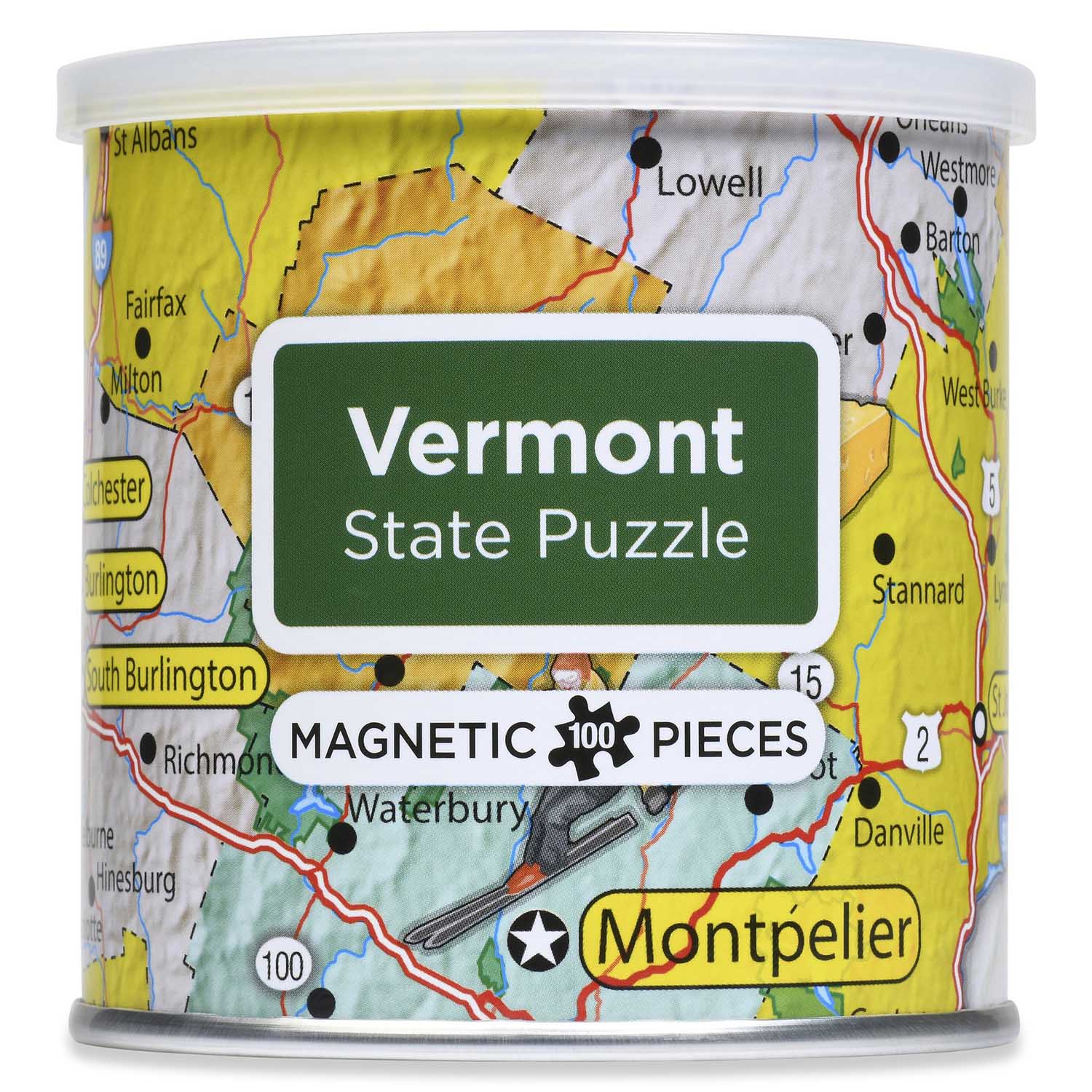 City Magnetic Puzzle Vermont