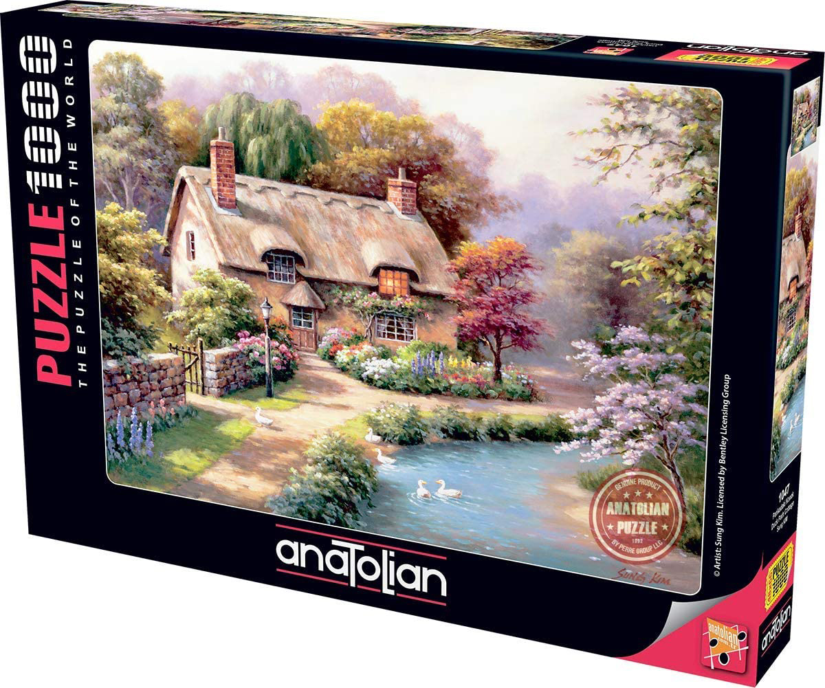 Duck Path Cottage, 1000 Pieces, Anatolian | Puzzle Warehouse