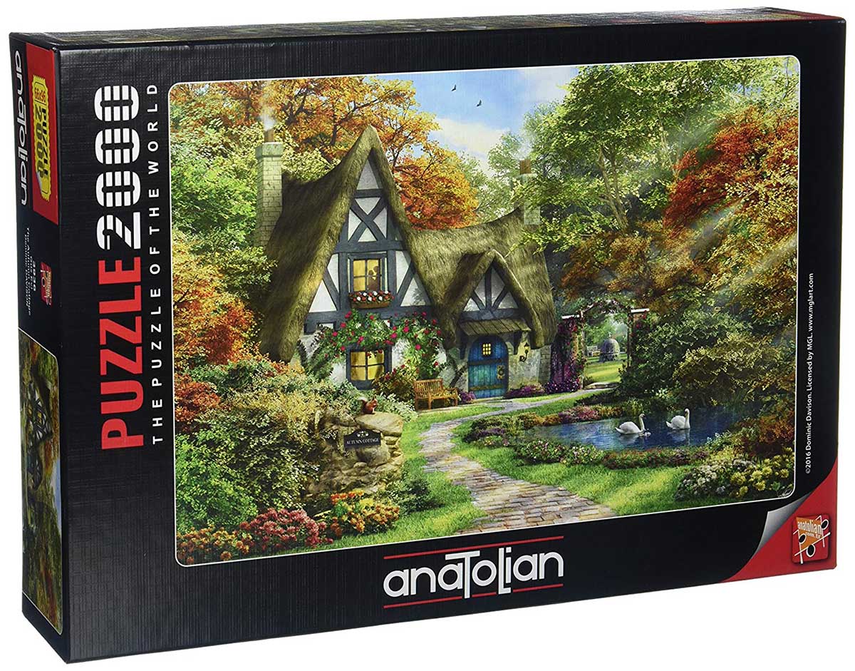 The Autumn Cottage, 2000 Pieces, Anatolian | Puzzle Warehouse