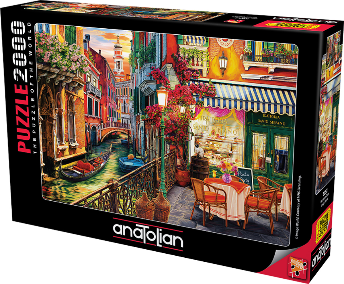 Venetian Cafe, 2000 Pieces, Anatolian | Puzzle Warehouse