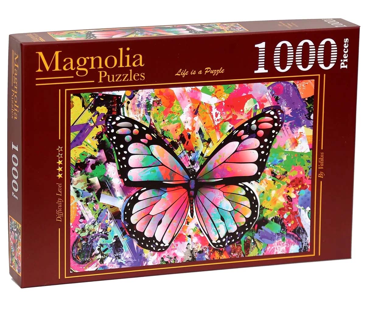 Colorful Butterfly, 1000 Pieces, Magnolia | Puzzle Warehouse