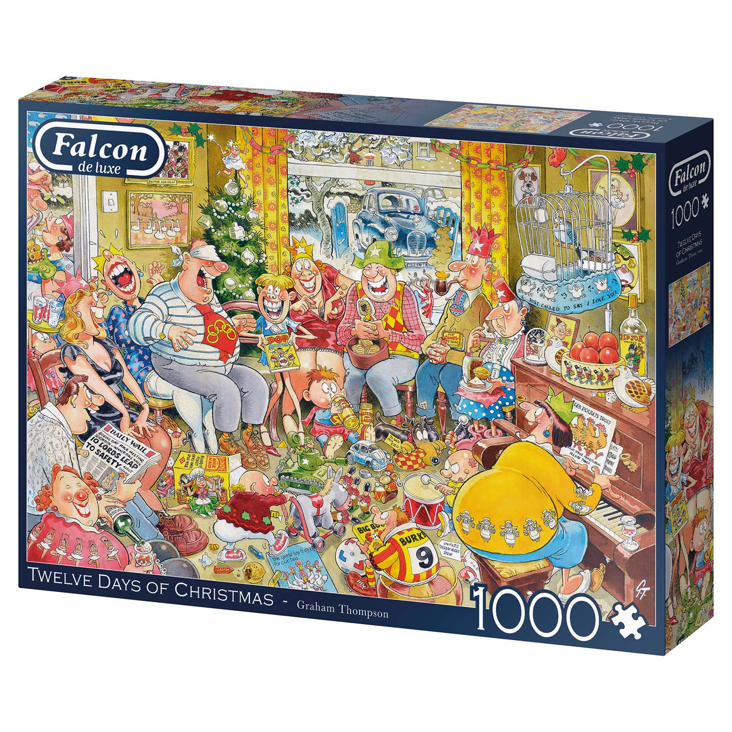 Twelve Days of Christmas, 1000 Pieces, Falcon | Puzzle Warehouse