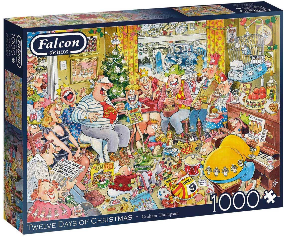 Twelve Days of Christmas, 1000 Pieces, Jumbo | Puzzle Warehouse