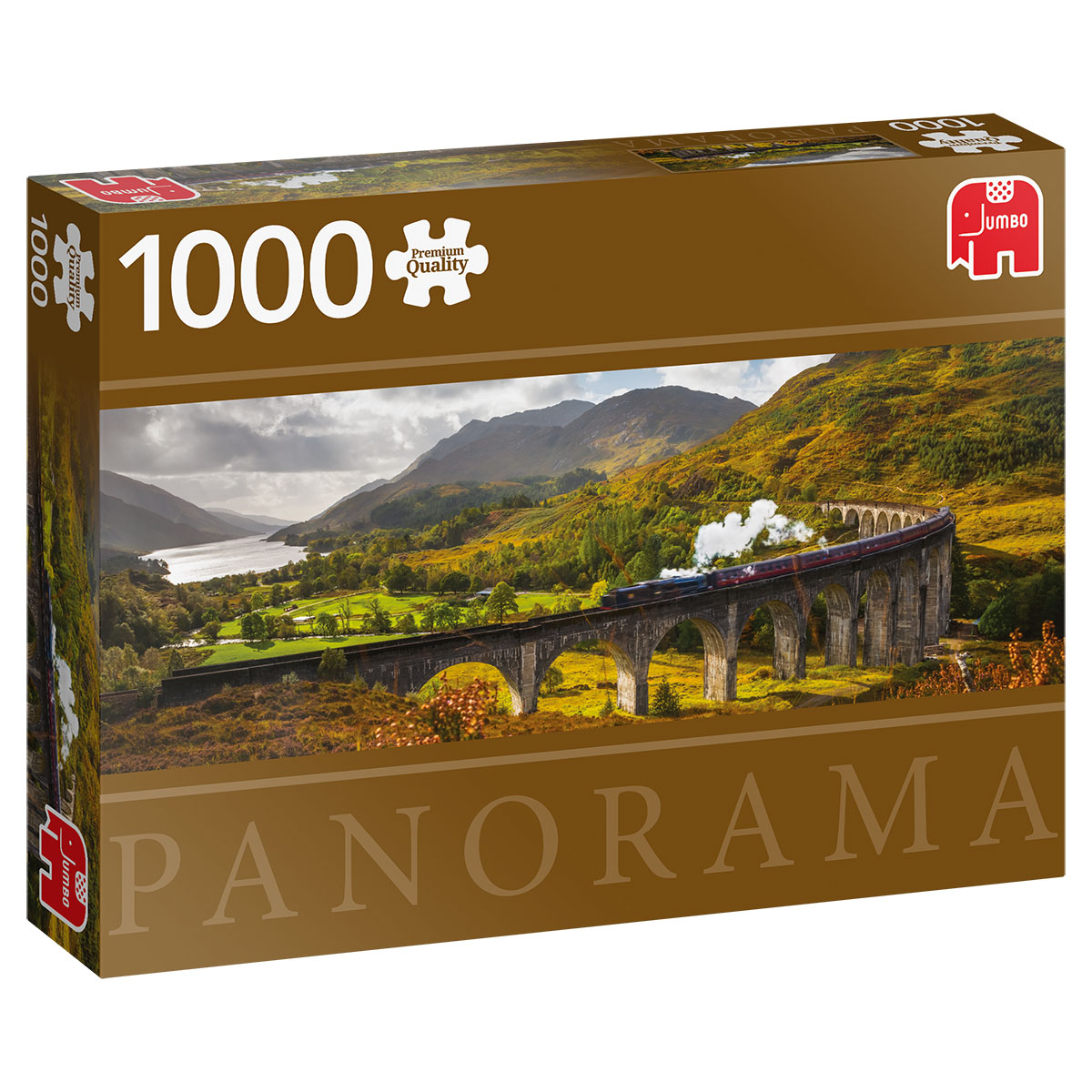 Glenfinnan Railway, 1000 Pieces, Jumbo | Puzzle Warehouse