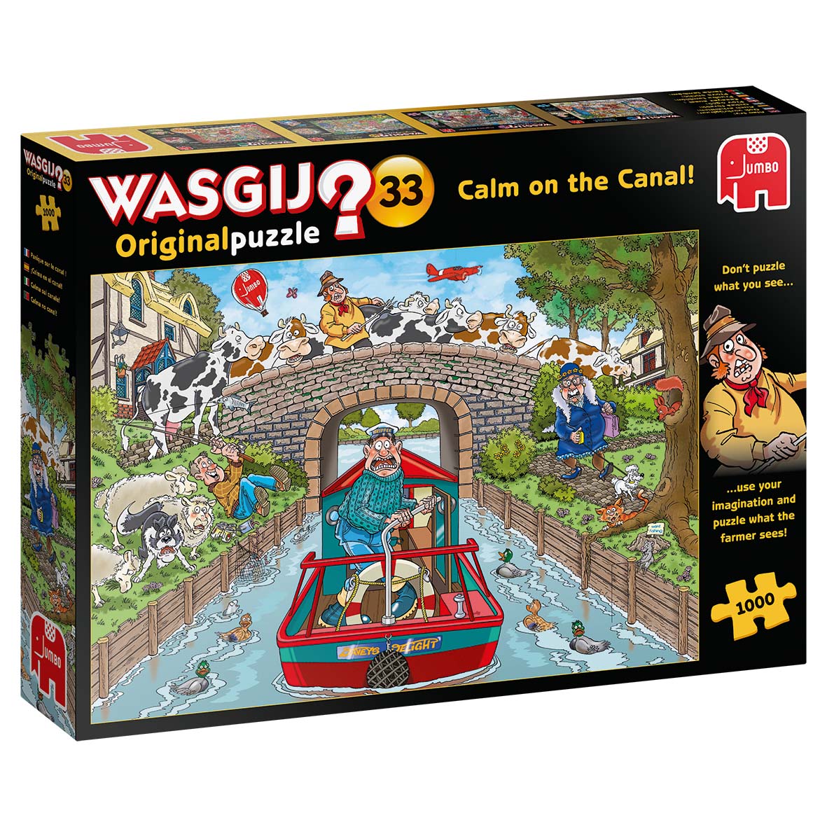 Wasgij Original 33:  Calm on the Canal