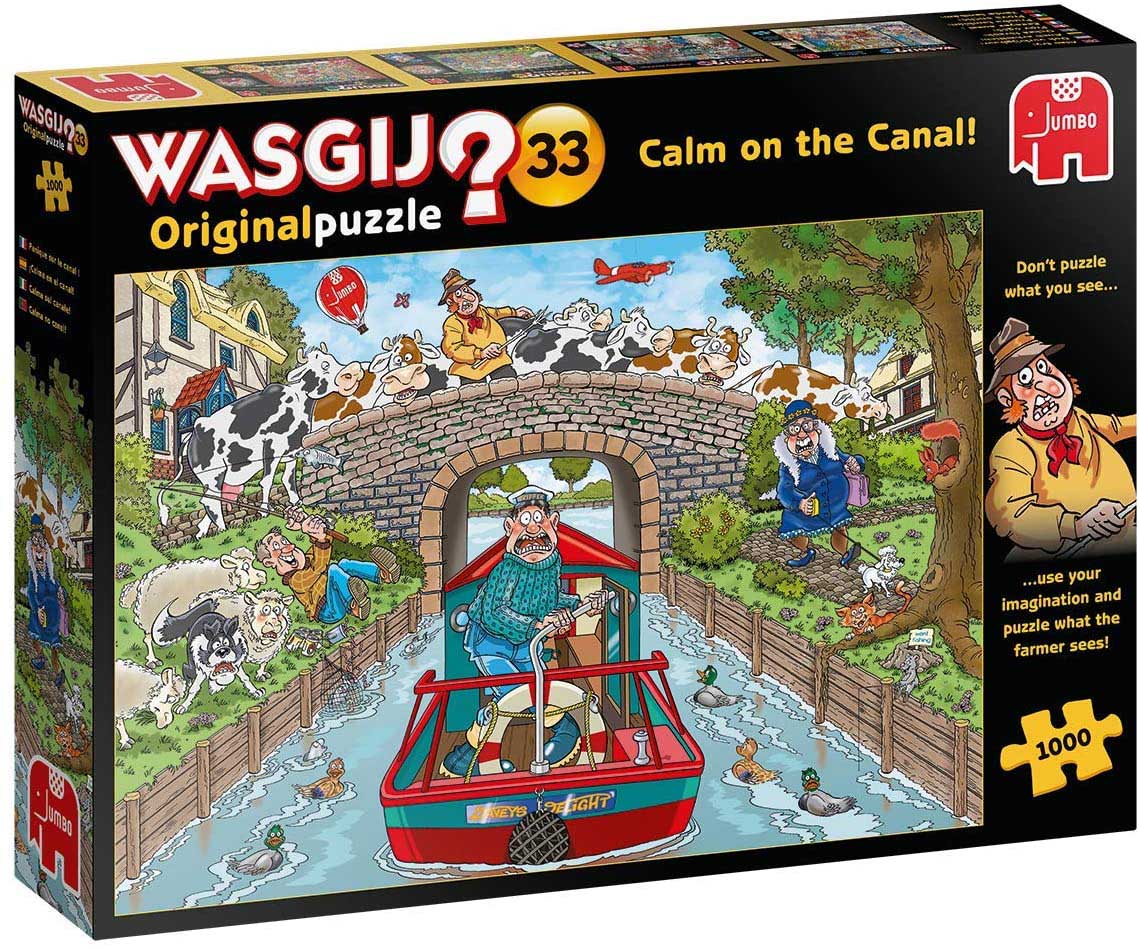 Wasgij Original 33:  Calm on the Canal
