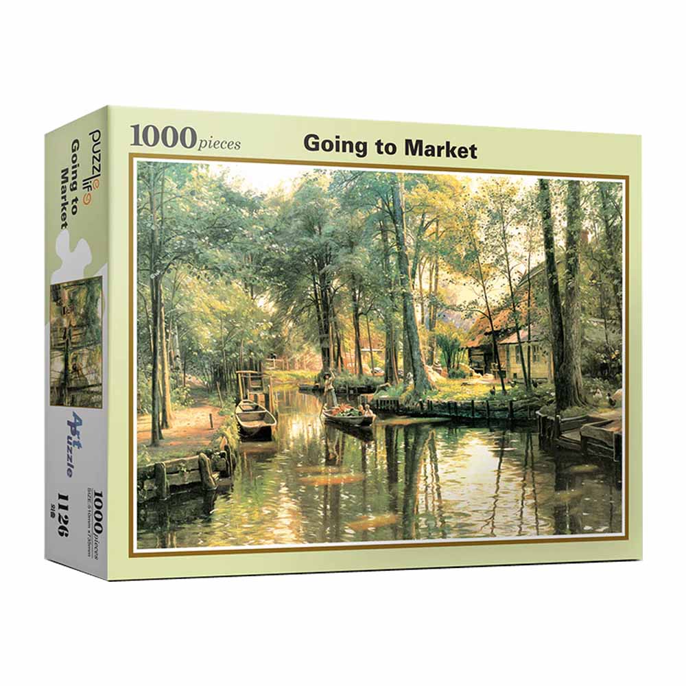 Going To Market, 1000 Pieces, Puzzlelife | Puzzle Warehouse