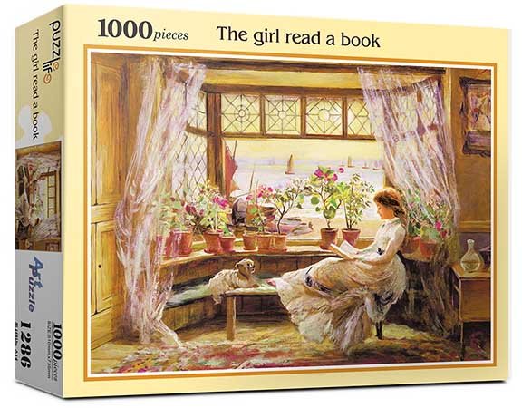 The Girl Reads A Book