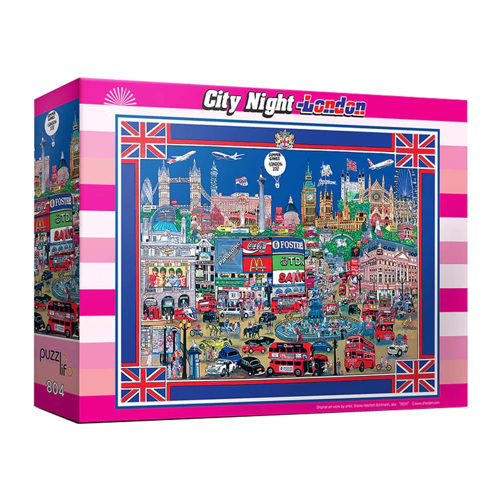 City Night London, 500 Pieces, Puzzlelife | Puzzle Warehouse