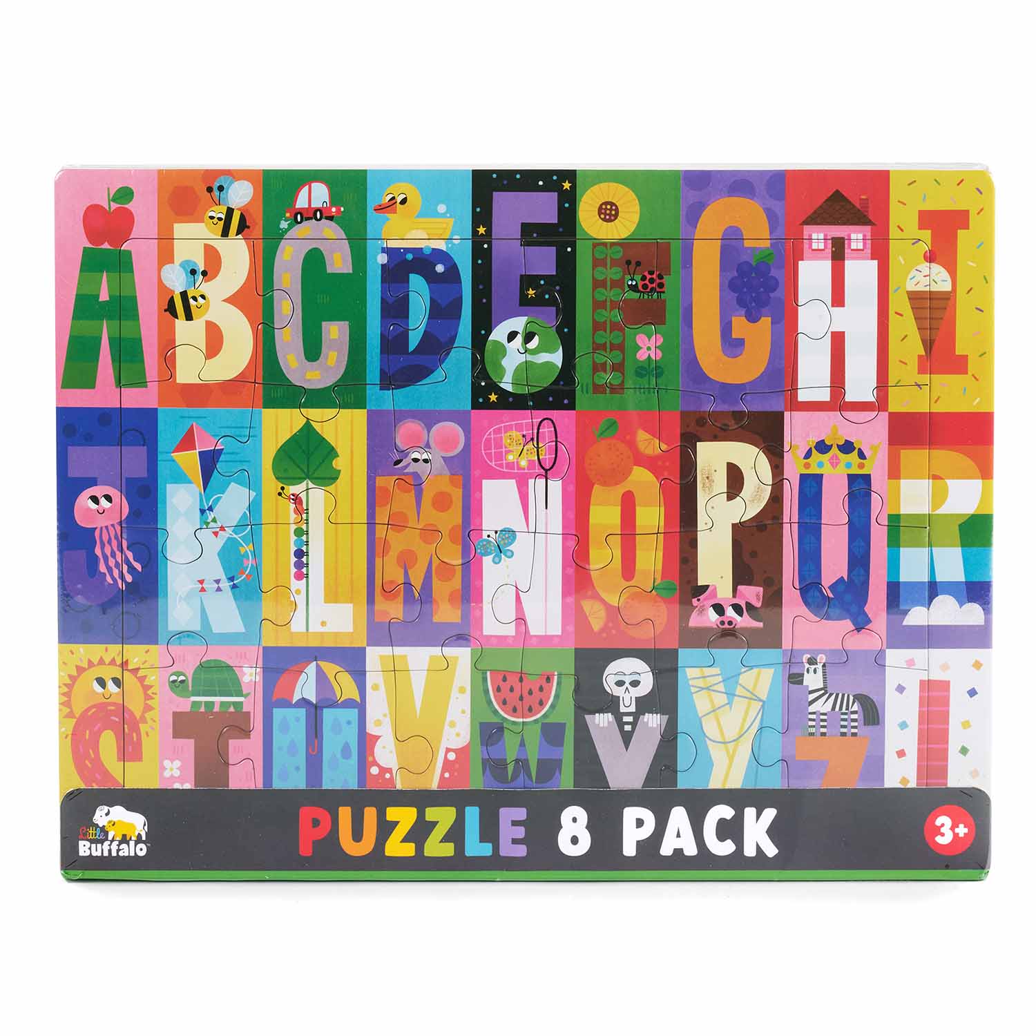 8 Pack Tray Puzzles