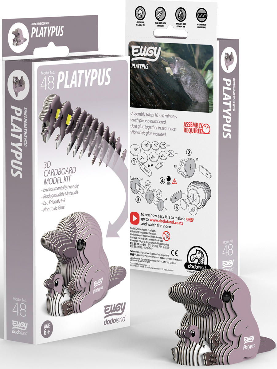 Eugy Platypus 3D Puzzle