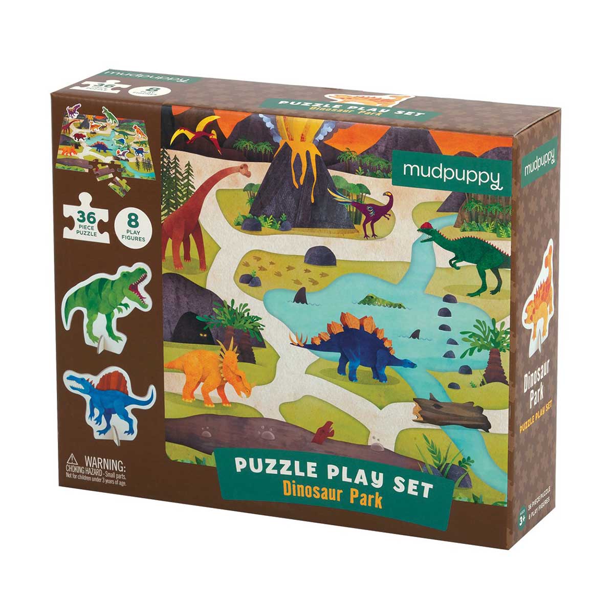 Dinosaur Park Puzzle Play Set