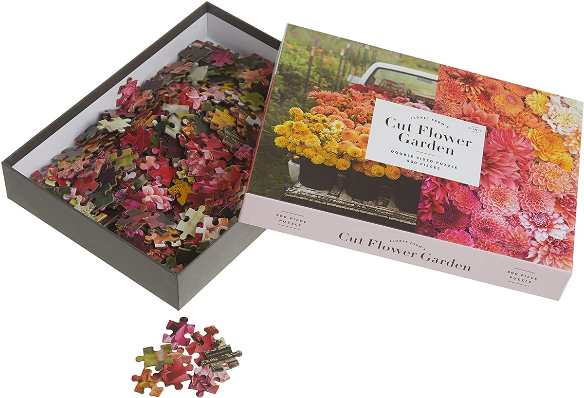 Floret Farm's Cut Flower Garden, 500 Pieces, Galison Puzzle Warehouse