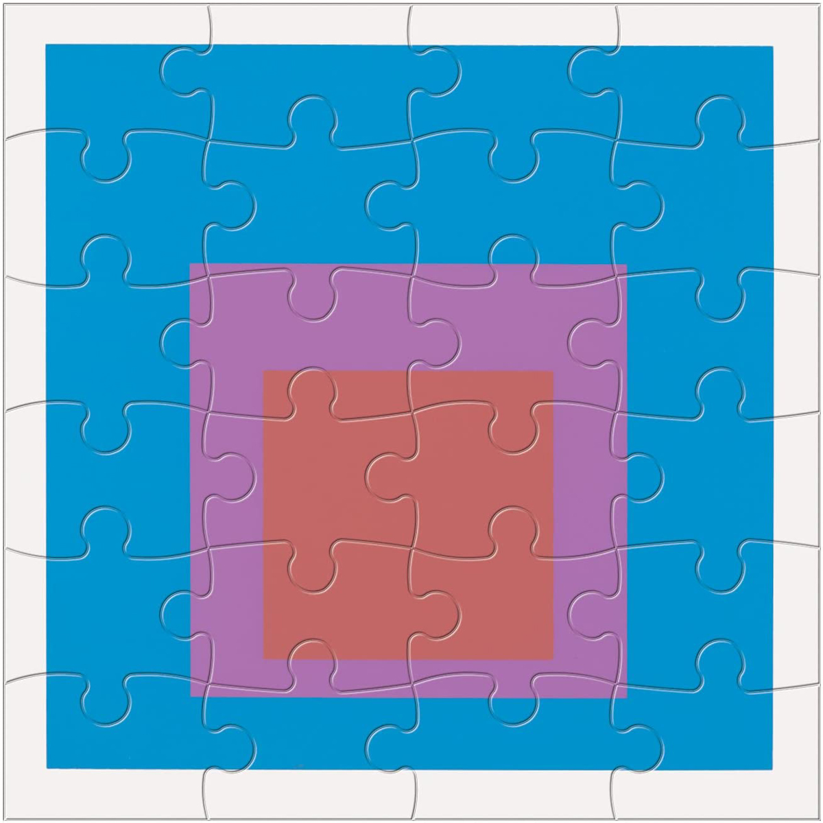 Josef Albers Wooden Puzzle Jigsaw (150 Piece) - Coffee Table Gift