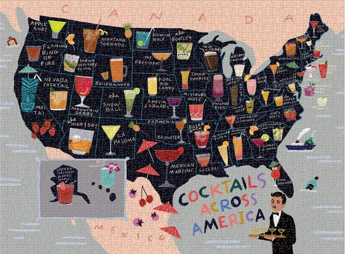 Cocktail Map of the USA