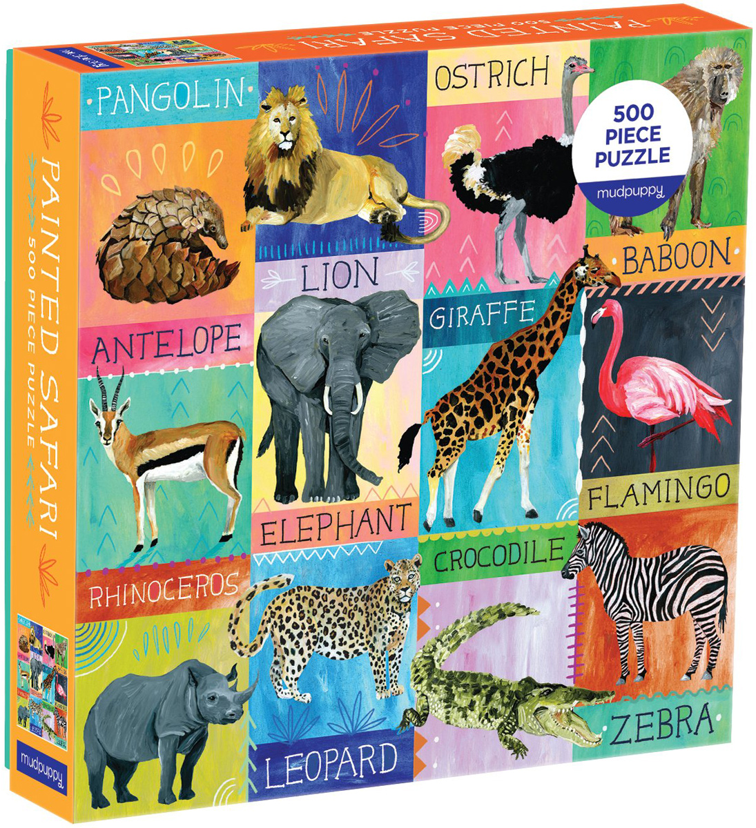 Painted Safari Family Puzzle