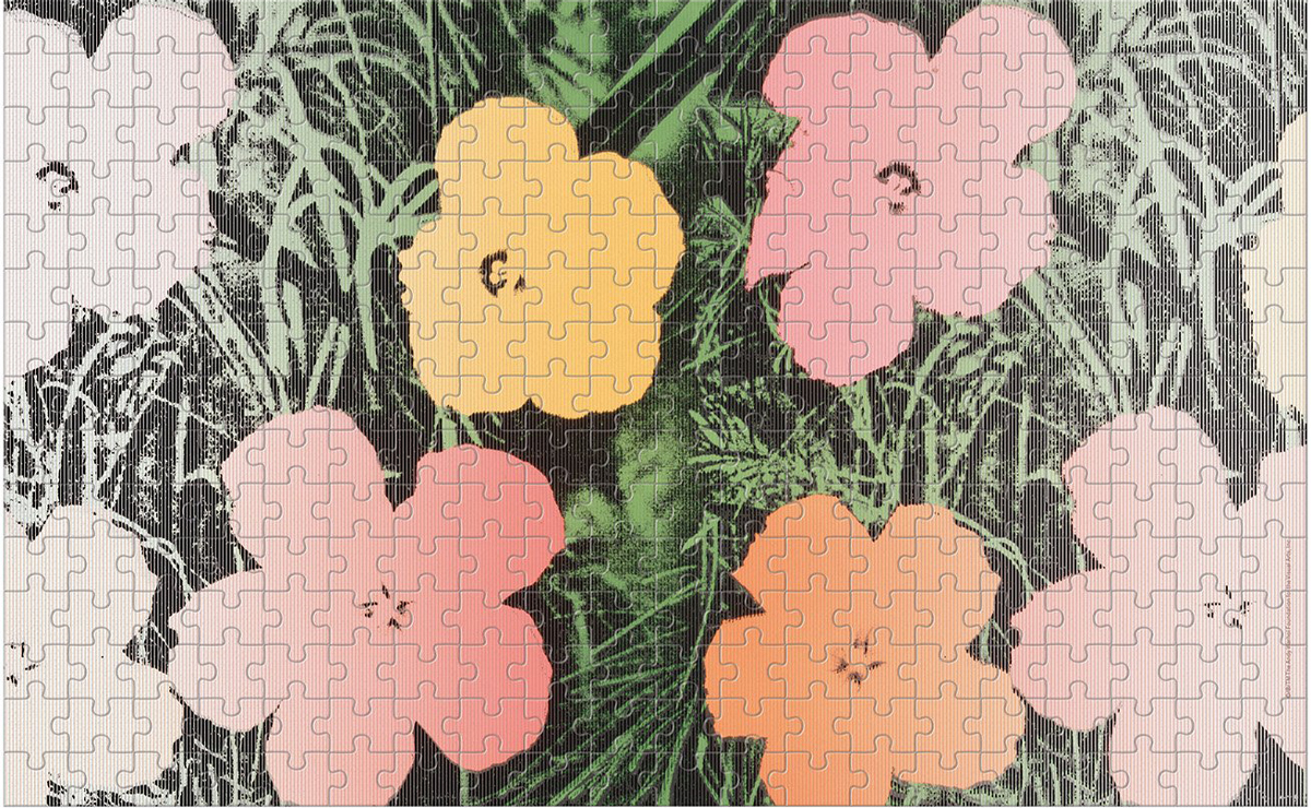Andy Warhol Flowers Lenticular Puzzle