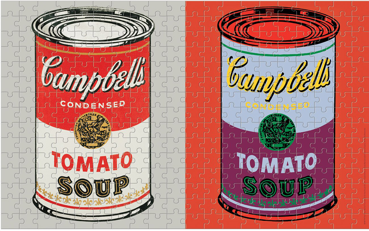 Andy Warhol Soup Cans Lenticular Puzzle