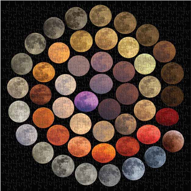 Colors of the Moon