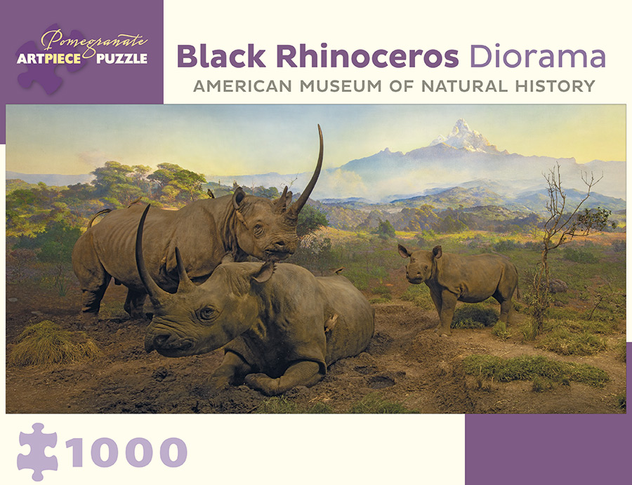 Black Rhinoceros Diorama