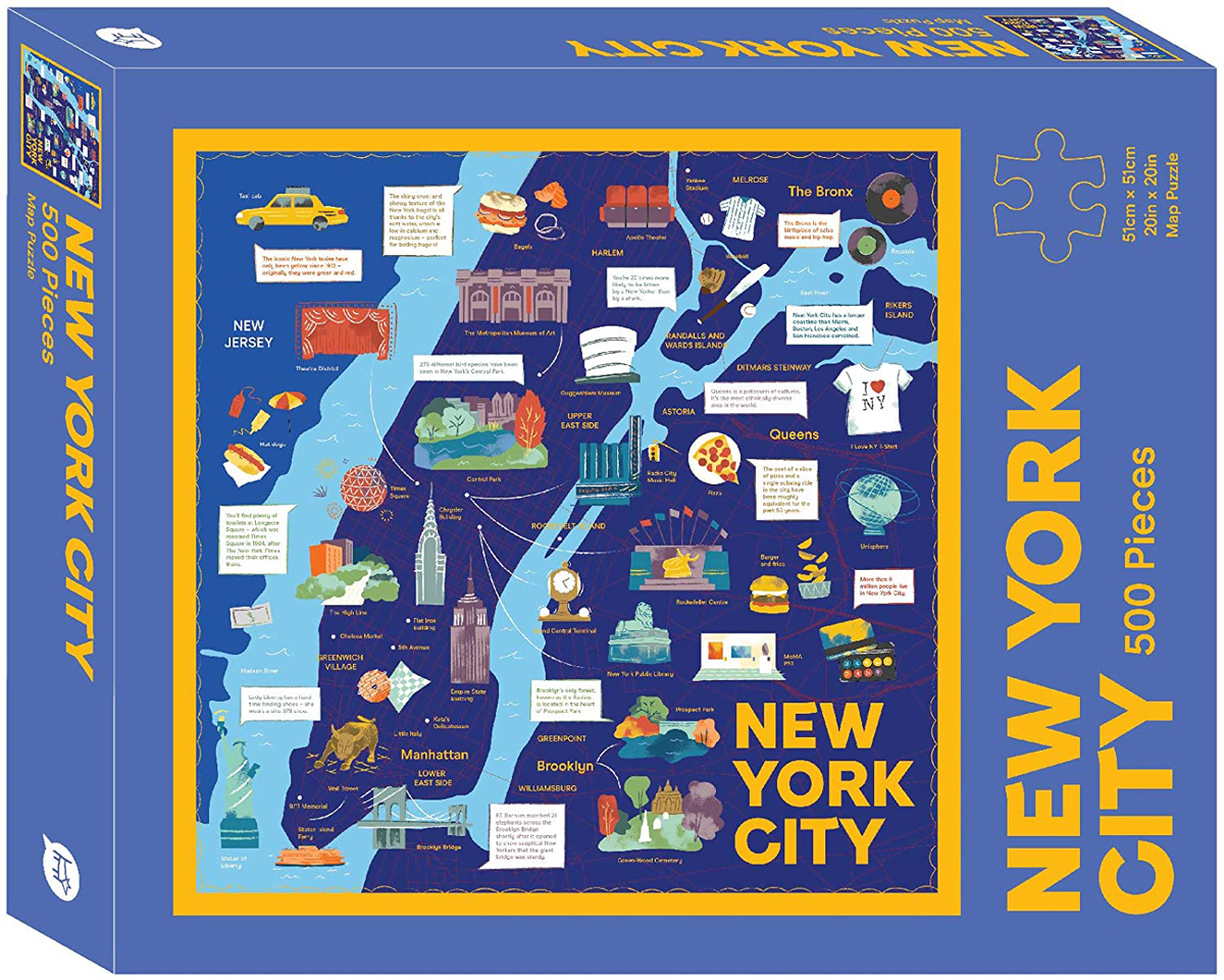 New York City Map - Scratch and Dent