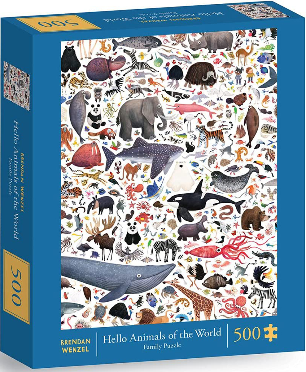 Hello Animals of the World Family Puzzle