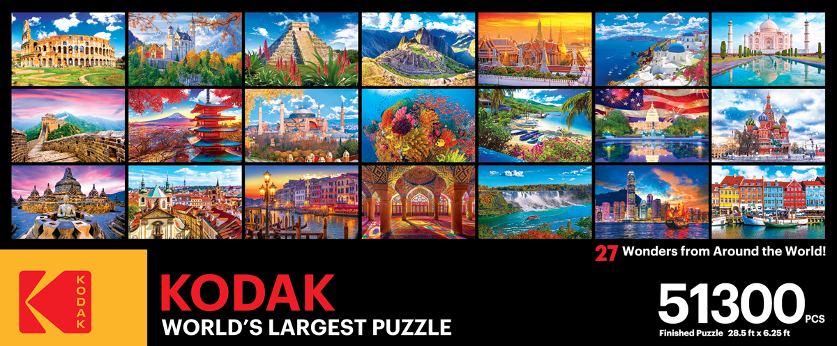 27 Wonders from Around the World - 51,300PC Puzzle by KODAK Premium
