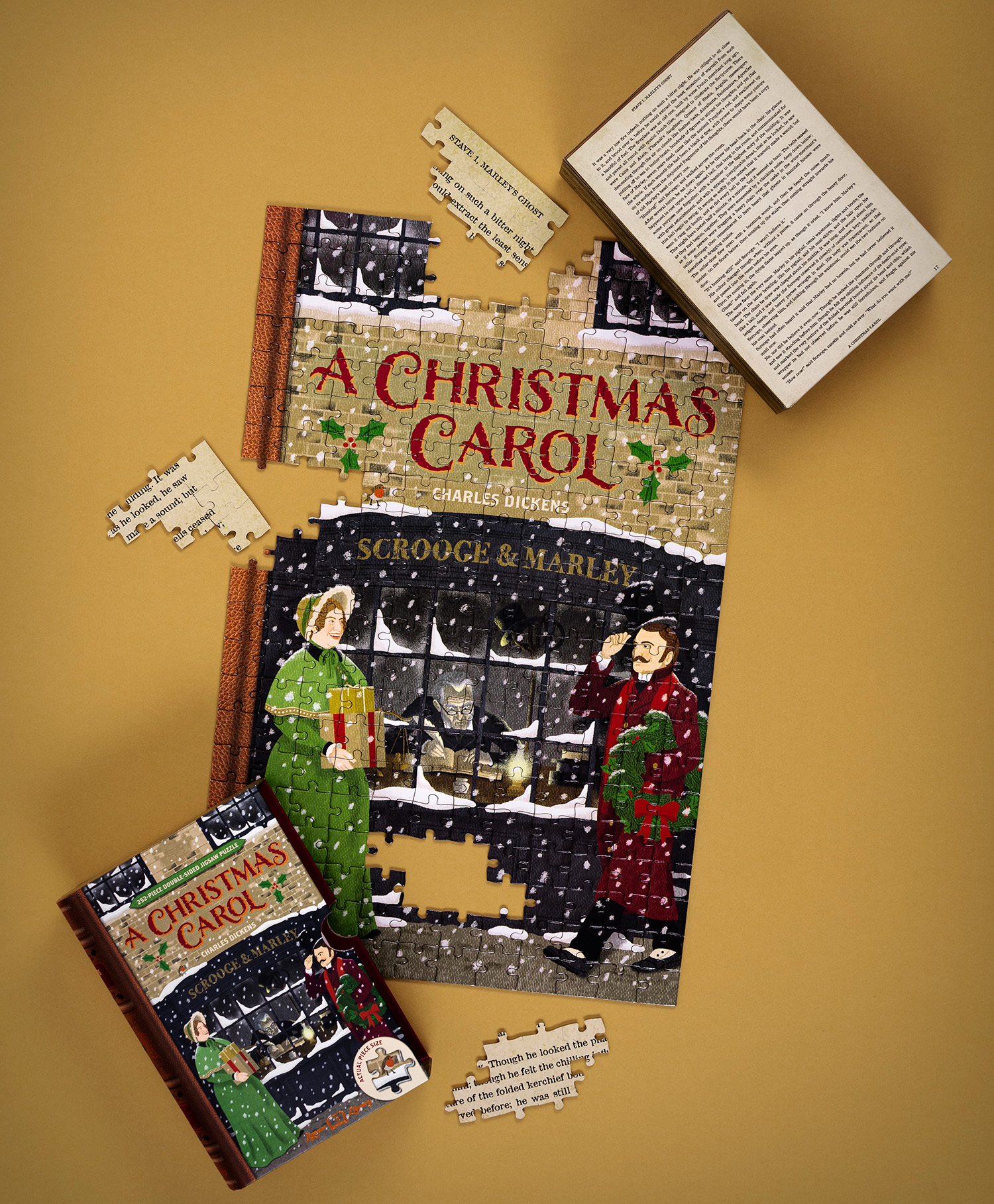 A Christmas Carol Double Sided Puzzle