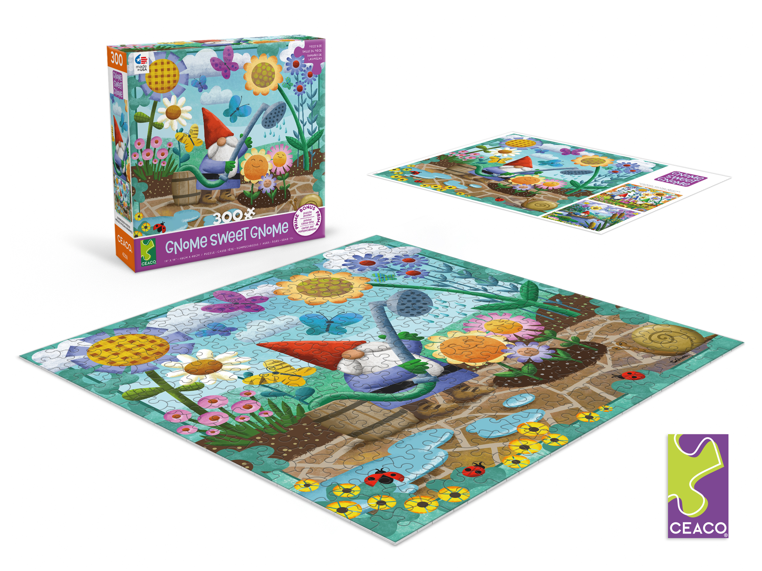 A Gnome's Garden Oversized Puzzle