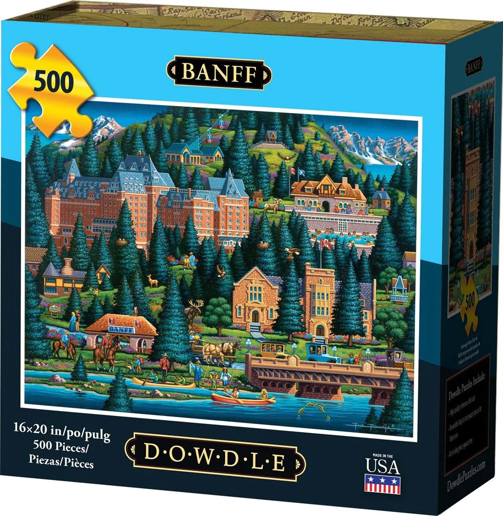 Banff, 500 Pieces, Dowdle Folk Art | Puzzle Warehouse