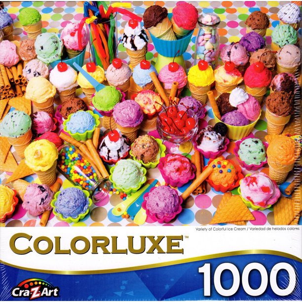 Colorluxe Variety Of Colorful Ice Cream