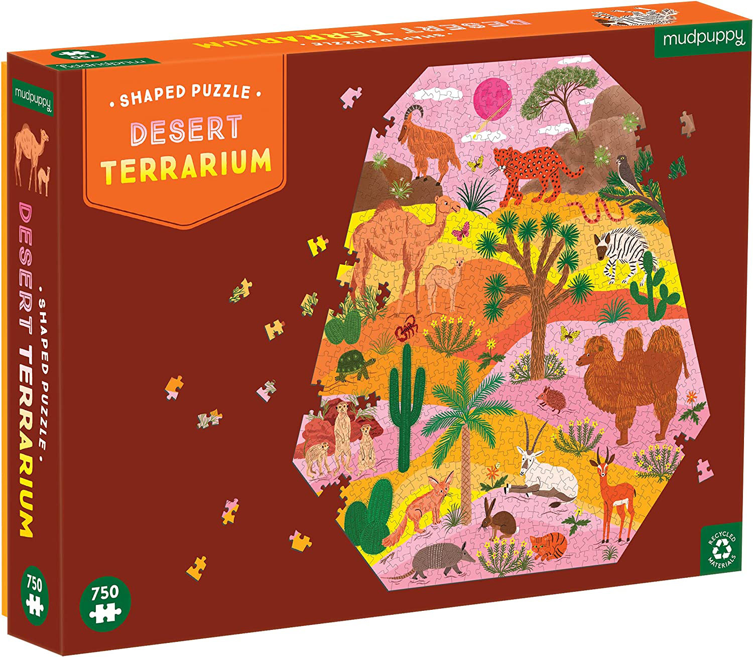 Desert Terrarium Shaped Puzzle - Scratch and Dent