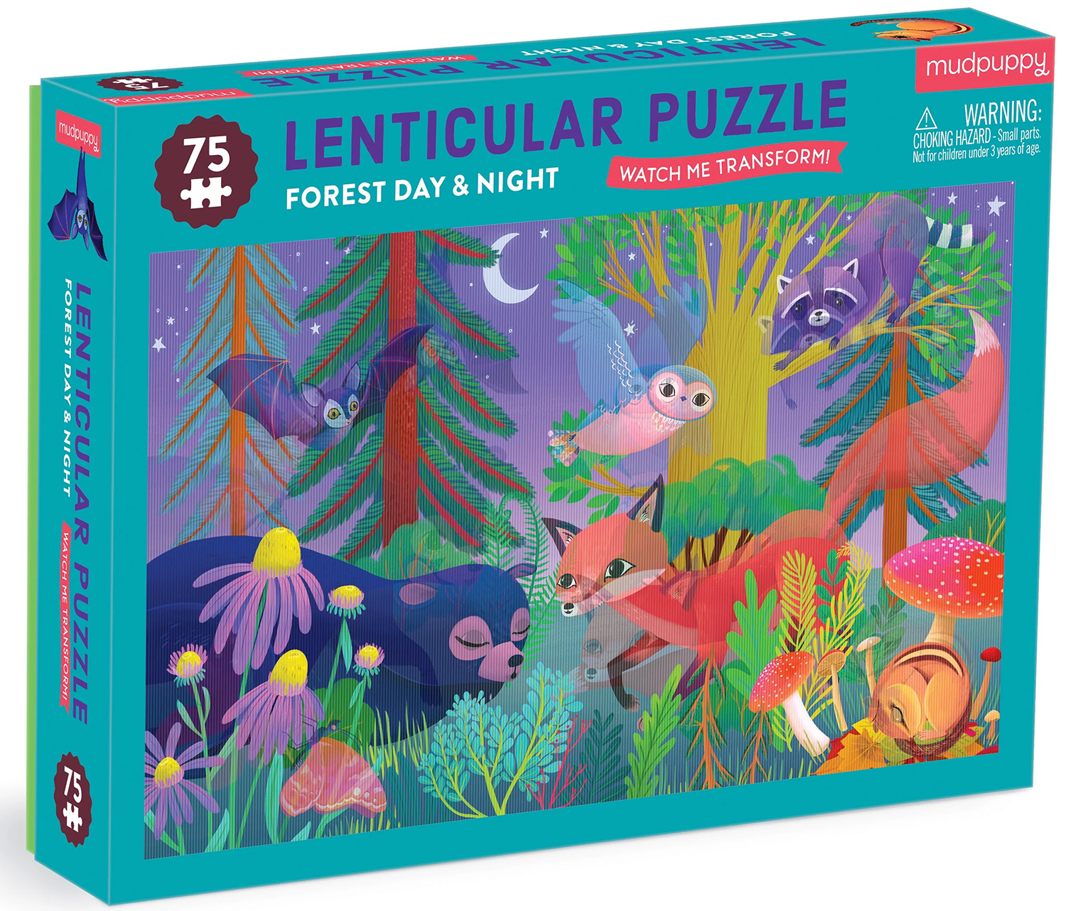 Forest Day & Night Lenticular Puzzle