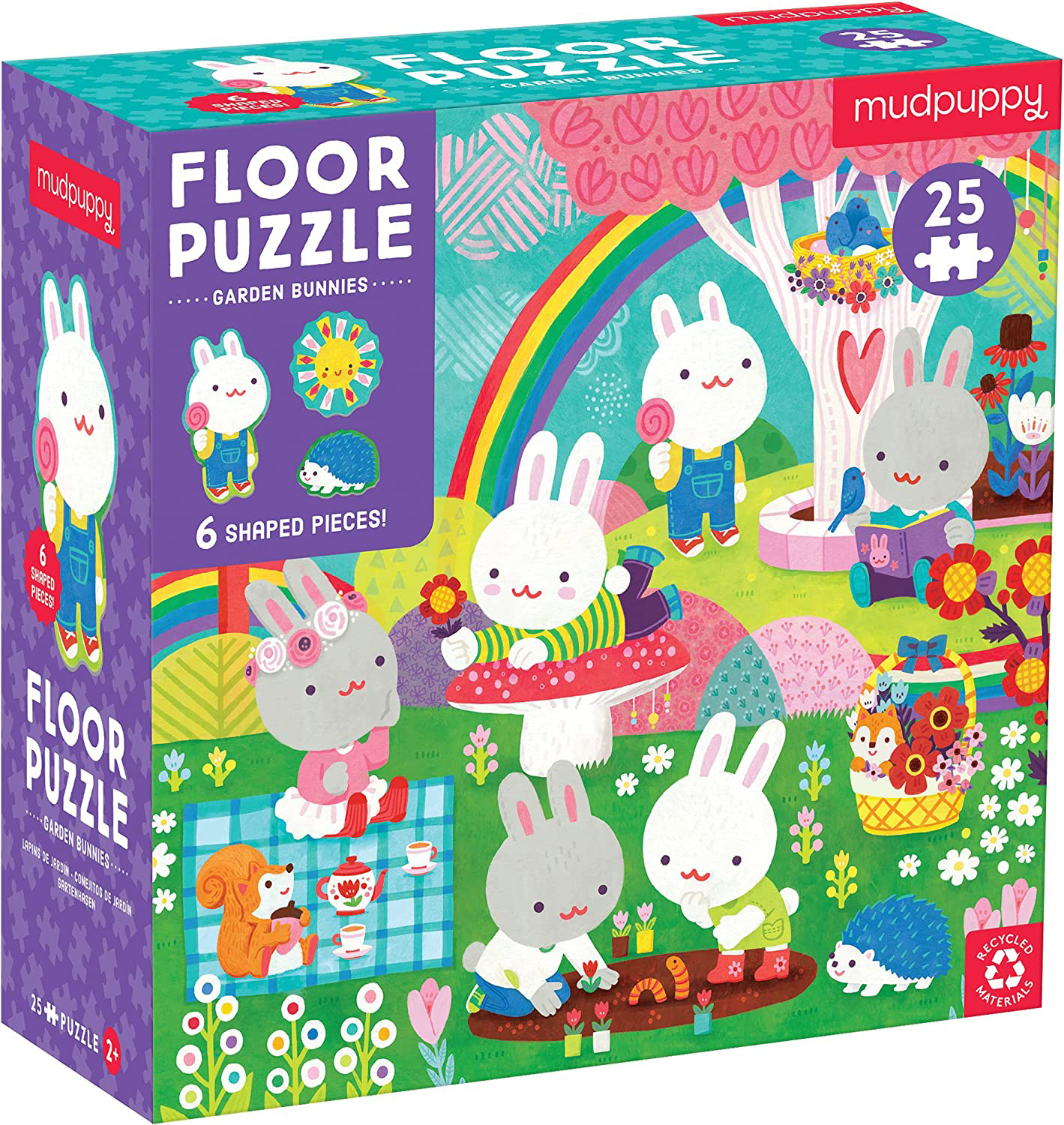 Garden Bunnies Floor Puzzle